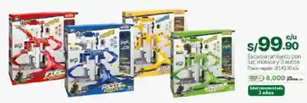 Tottus Estacionamiento con luz, música y 3 autos oferta