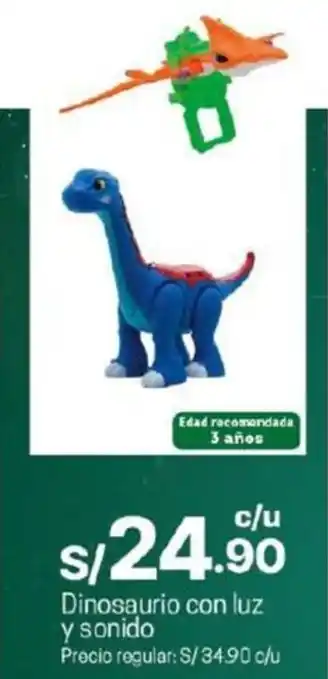 Tottus Dinosaurio con luz y sonido oferta