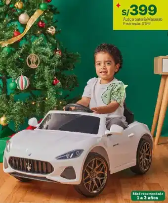 Tottus Auto a batería Maserati oferta