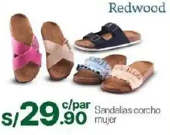 Tottus Redwood Sandalias corcho mujer oferta