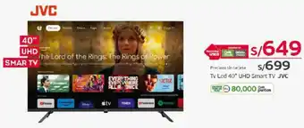 Tottus JVC SMAR TV ed 40" UHD oferta