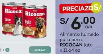 Tottus RICOCAN Alimento húmedo para perro lata x 11.64 oz oferta