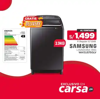 Carsa Samsung Lavadora 13kg oferta