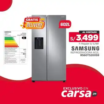Carsa Samsung Refrigeradora 602L oferta