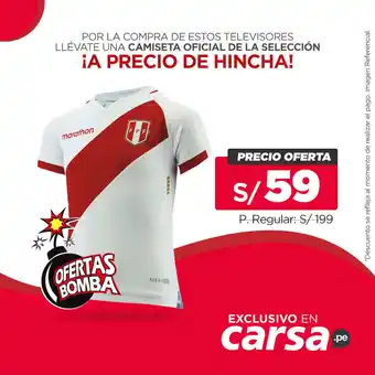 Carsa Camiseta Oficial de la Seleccion oferta