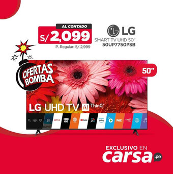 Carsa LG Smart TV UHD 50" oferta
