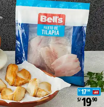 Plaza Vea Tilapia Bell's Filete Premium oferta