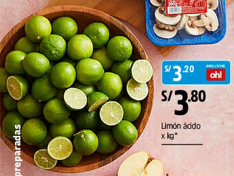 Plaza Vea Limón Ácido oferta