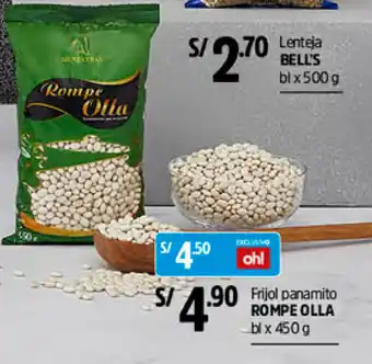 Plaza Vea Frijol Panamito Rompe Olla 450g oferta