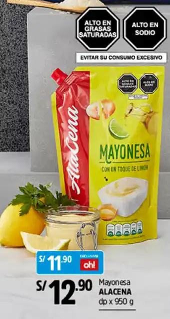 Plaza Vea Mayonesa Alacena 950g oferta