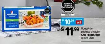 Plaza Vea San Fernando Nugget de Pechuga de Pollo oferta