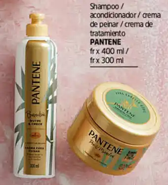 Plaza Vea Pantene Shampoo/Acondicionador/Crema de Peinar/Crema de Tratamiento 400ml/300ml oferta