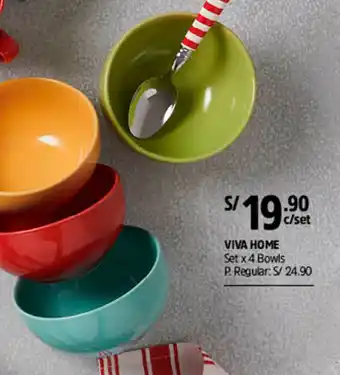 Plaza Vea Viva Home Bowls oferta