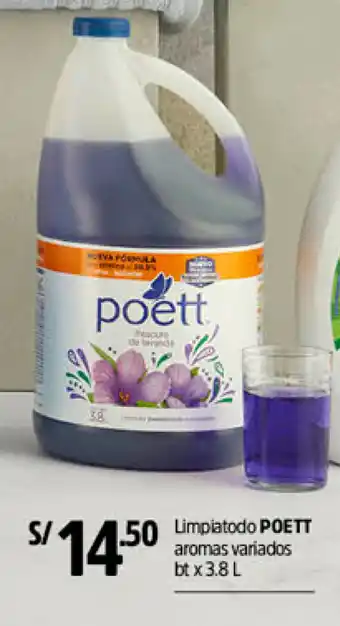 Plaza Vea Limpiatodo Poett Aromas Viriados 3.8L oferta
