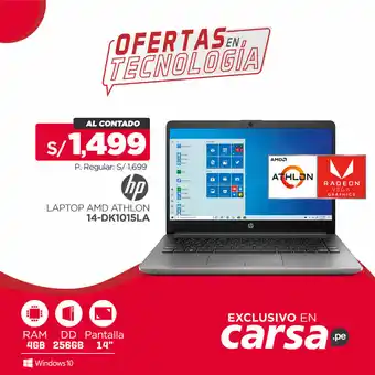 Carsa HP Laptop AMD Athlon oferta