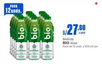Makro Bebida BIO Aloe Pack de 12 unds. x 500 ml c/u oferta