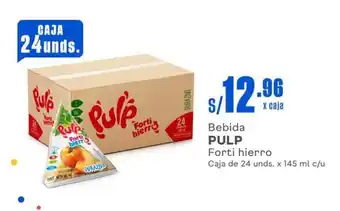 Makro Bebida PULP Forti hierro Caja de 24 unds. x 145 ml c/u oferta