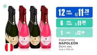 Makro Espumante NAPOLEÓN Demi sec Und. x 750 ml oferta