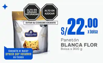 Makro Panetón BLANCA FLOR Bolsa x 900 g oferta