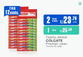 Makro Cepillo dental COLGATE Premier clean Tira de 12 unds. oferta