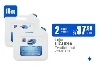 Makro Lejía LIGURIA Tradicional Und. x 18 kg x 2 unds. oferta