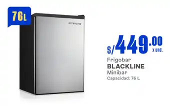 Makro Frigobar BLACKLINE Minibar Capacidad: 76 L oferta