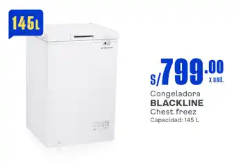 Makro Congeladora BLACKLINE Chest freez Capacidad: 145 L oferta