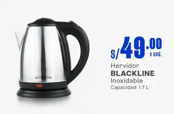 Makro Hervidor BLACKLINE Inoxidable Capacidad: 1.7 L oferta