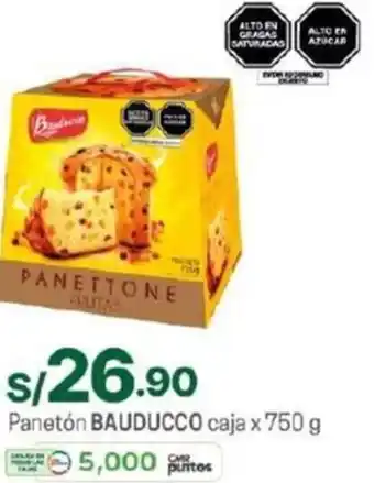 Tottus Panetón BAUDUCCO caja x 750g oferta