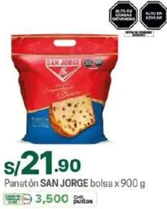 Tottus Panetón SAN JORGE bolsa x 900g oferta