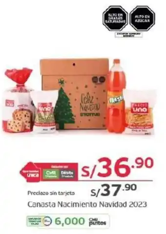 Tottus Canasta Nacimiento Navidad 2023 oferta