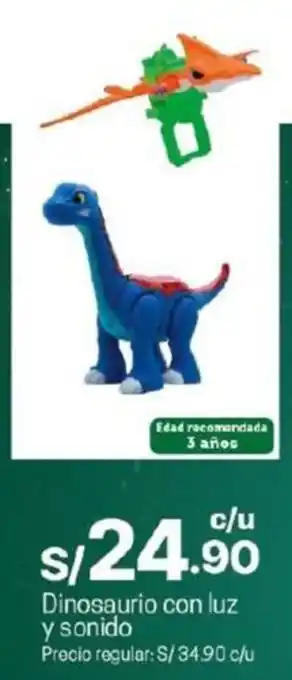 Tottus Dinosaurio con luz y sonido oferta