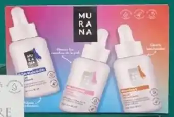 Tottus Trio de sueros MURANA ácido hialurónico + niacinamida + vitamina C x 50 ml oferta