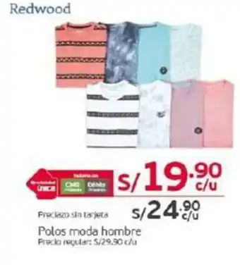 Tottus Redwood Polos moda hombre oferta