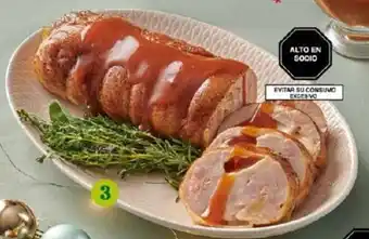 Tottus Enrollado de pollo con jamón y queso x ud oferta