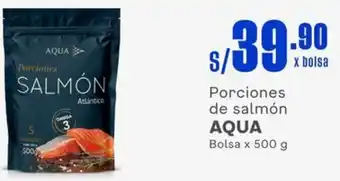 Makro Porciones de salmón AQUA Bolsa x 500 g oferta