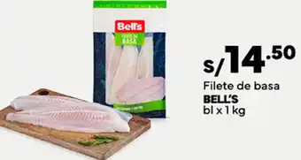 Plaza Vea Filete de basa BELL'S bl x 1 kg oferta