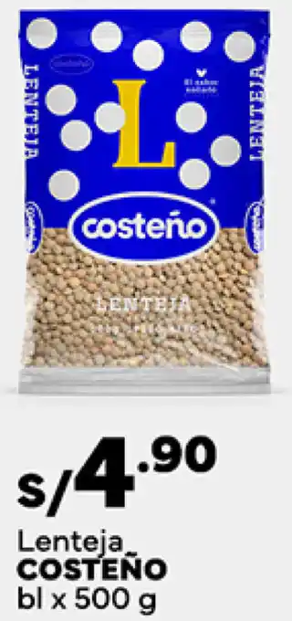 Plaza Vea Lenteja COSTEÑO bl x 500 g oferta