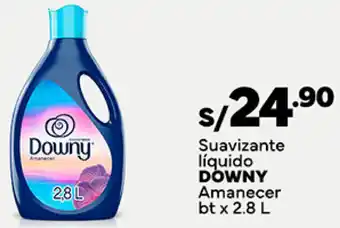 Plaza Vea Suavizante líquido DOWNY Amanecer bt x 2.8 L oferta