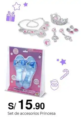 Metro Set de accesorios Princesa oferta