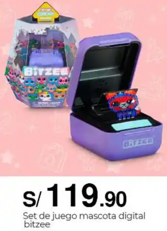 Metro Set de juego mascota digital bitzee oferta