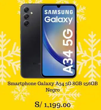 La Curacao Smartphone Galaxy A34 5G 8GB 256GB oferta