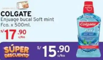 Mifarma COLGATE Enjuage bucal Soft mint Fco. x 500ml oferta