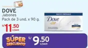 Mifarma DOVE Jabones Pack de 3 und. x 90 g oferta