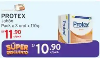 Mifarma PROTEX Jabón Pack x 3 und x 110g oferta