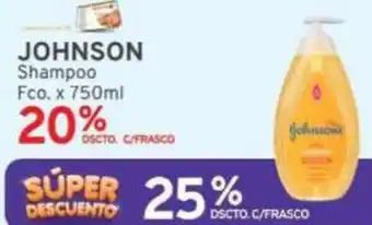 Mifarma JOHNSON Shampoo Fco. x 750ml oferta