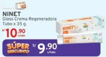 Mifarma NINET Gloss Crema Regeneradora Tubo x 35 g. oferta