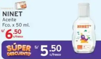 Mifarma NINET Aceite Fco. x 50 ml oferta