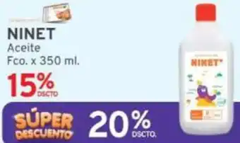 Mifarma NINET Aceite Fco. x 350 ml oferta