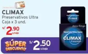 Mifarma CLIMAX Preservativos Ultra Caja x 3 und. oferta